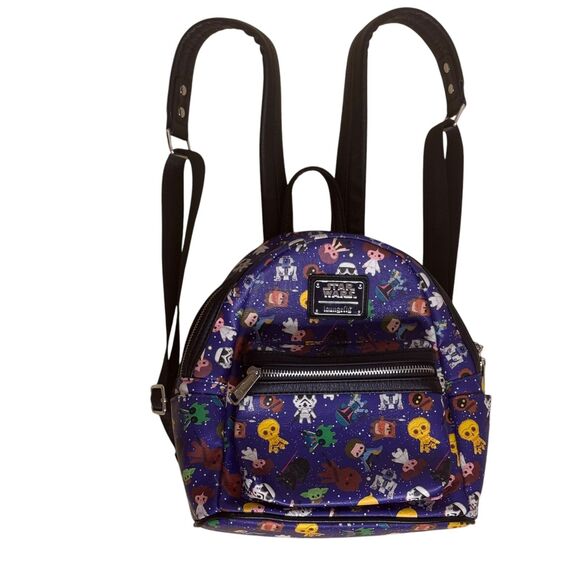 Loungefly Mini Backpack Chibi Star Wars Disney Parks NWOT bv - Picture 2 of 5